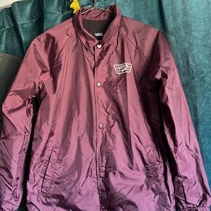 Vans girls large windbreaker